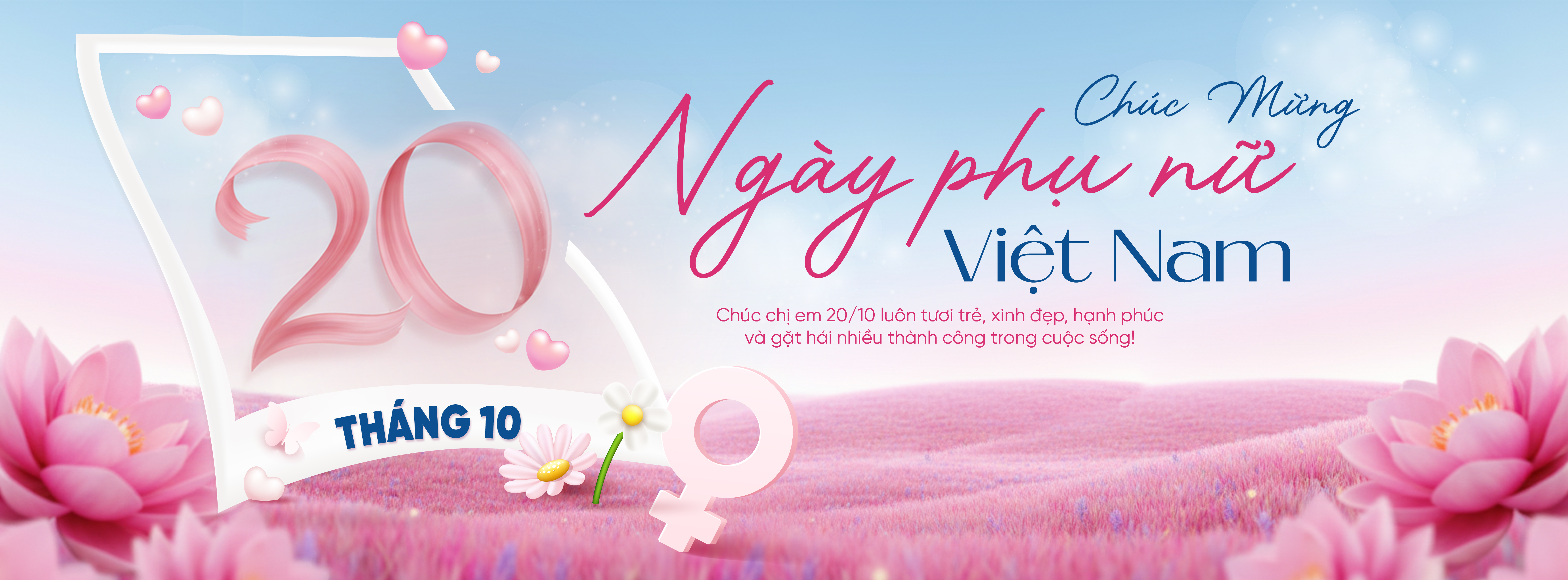 banner  chào mừng 20/10