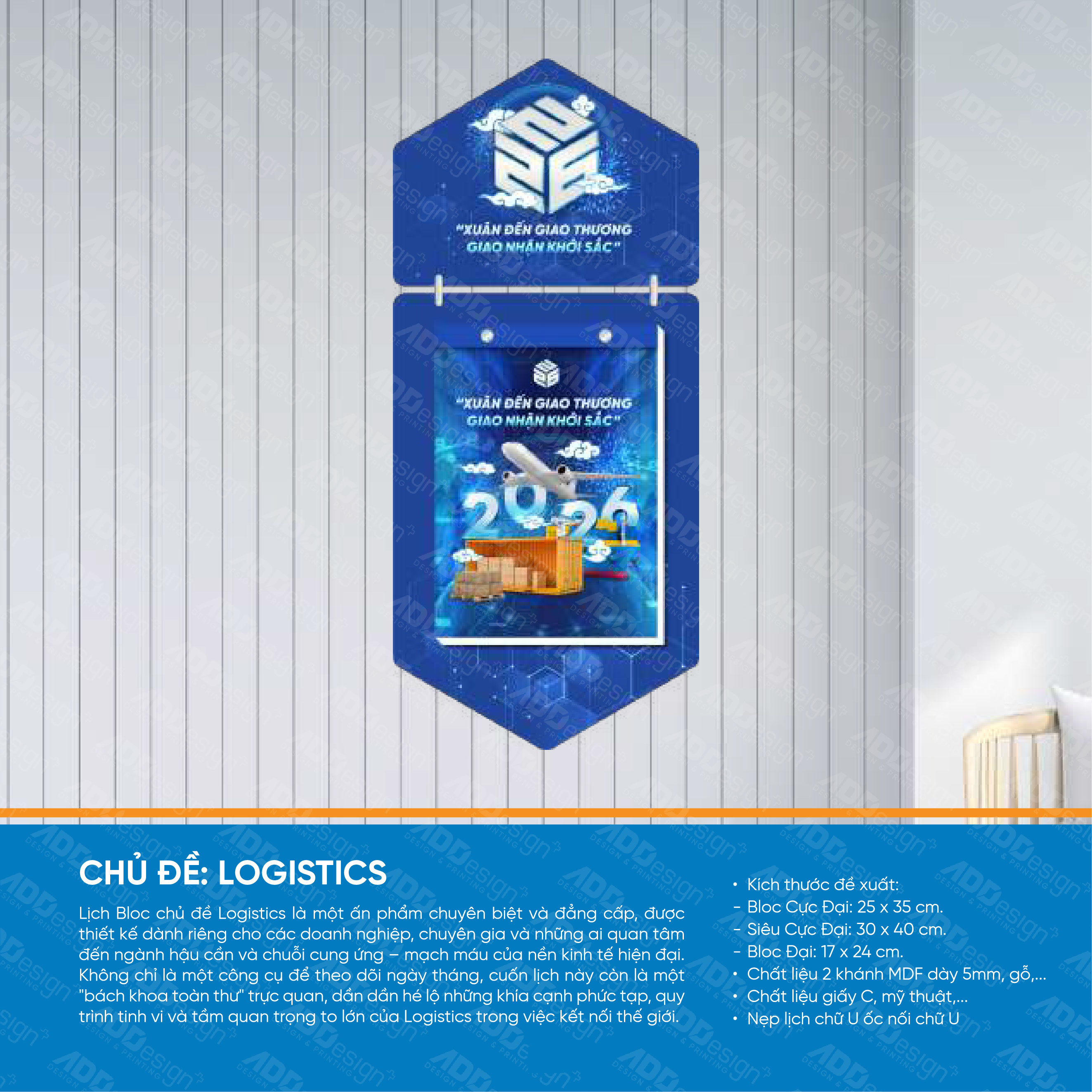 thiết kế và in ấn lịch blog addesign