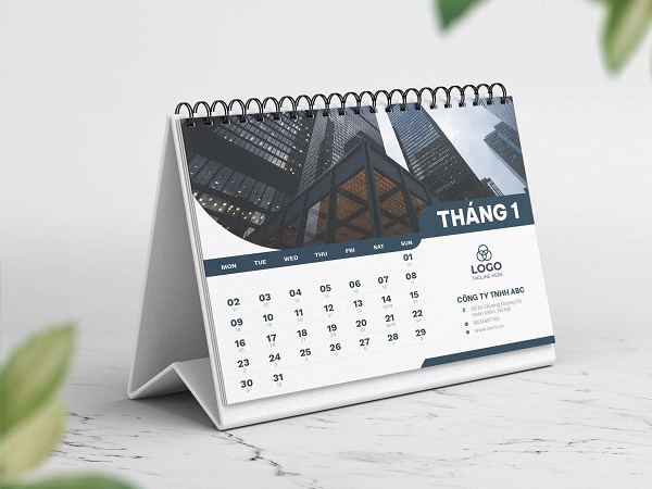 thiết kế in ấn lịch để bàn ADDESIGN