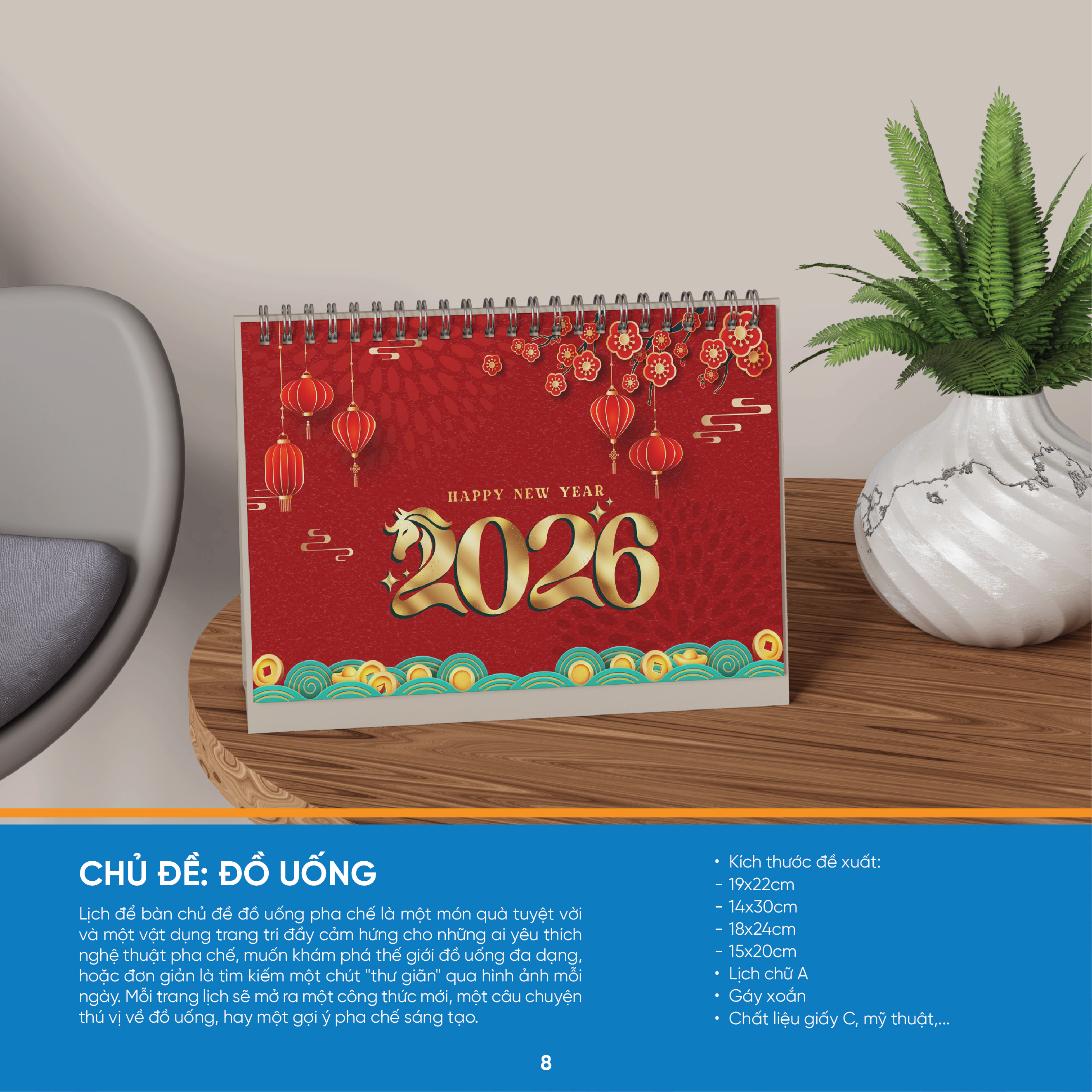 thiết kế in ấn lịch bàn addesign