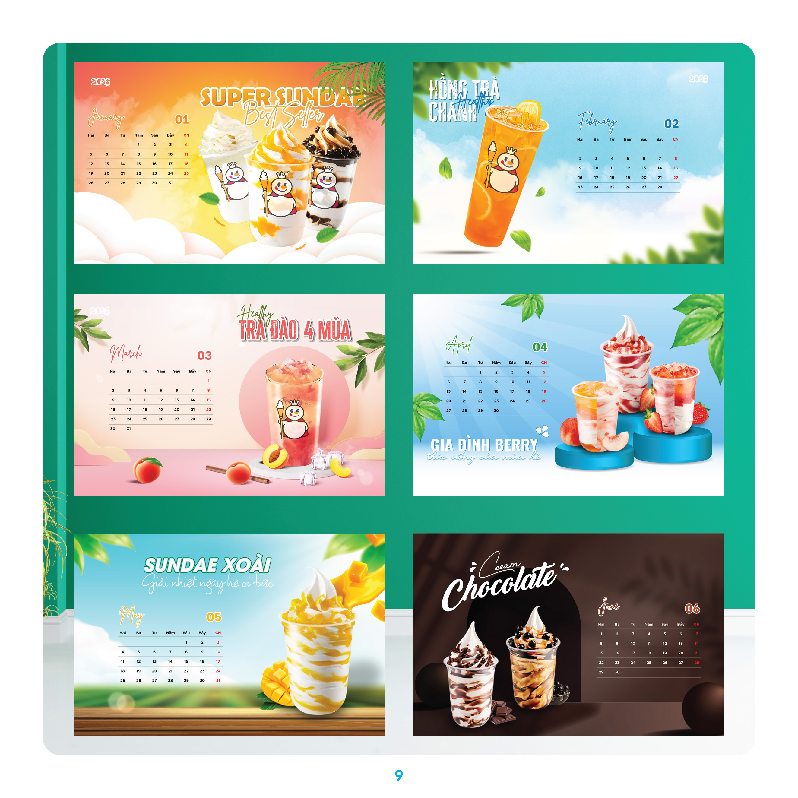 thiết kế in ấn lịch bàn addesign