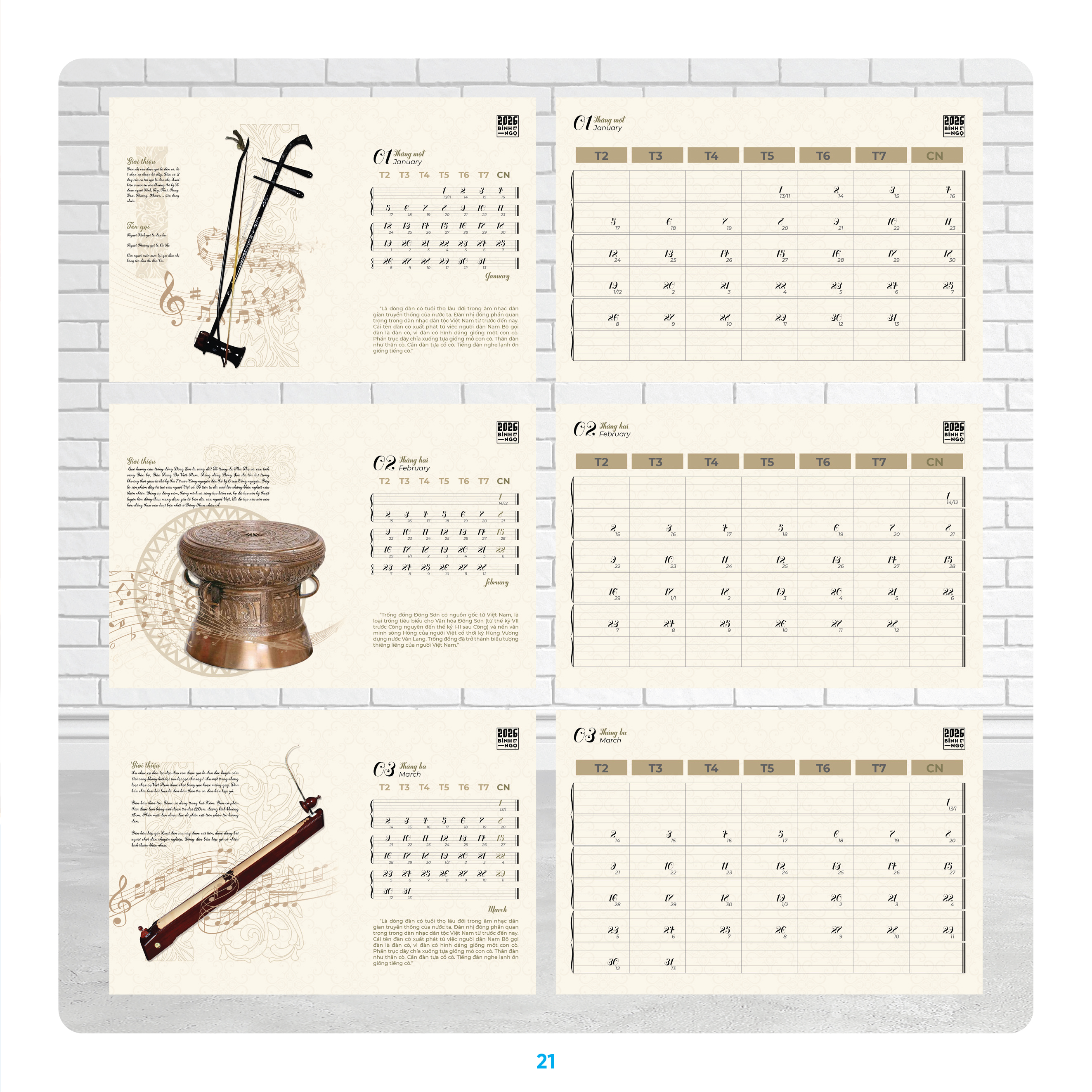 thiết kế in ấn lịch bàn addesign