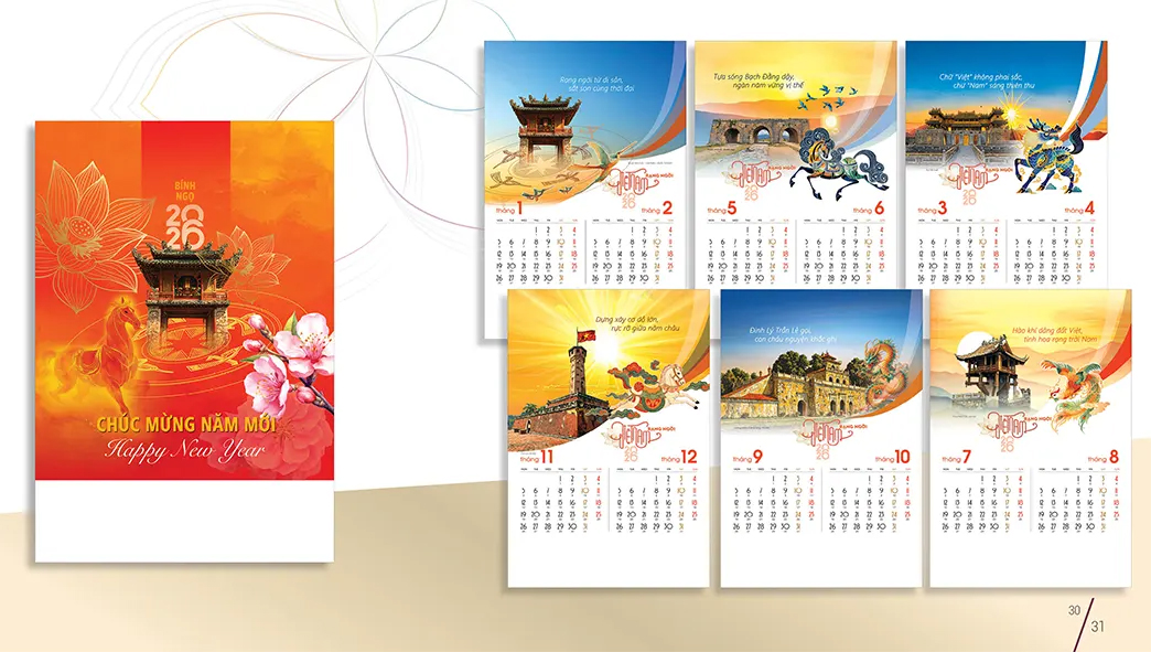 THIẾT KẾ VÀ IN ẤN LỊCH TREO TƯỜNG ADDESIGN