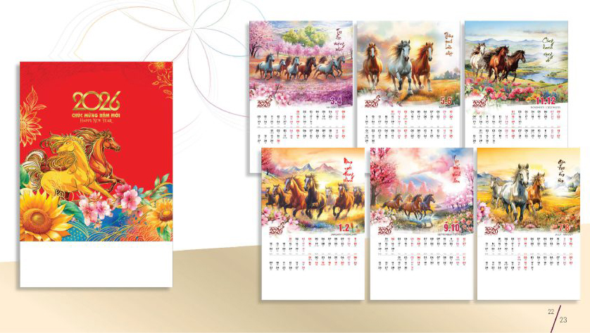 THIẾT KẾ VÀ IN ẤN LỊCH TREO TƯỜNG ADDESIGN