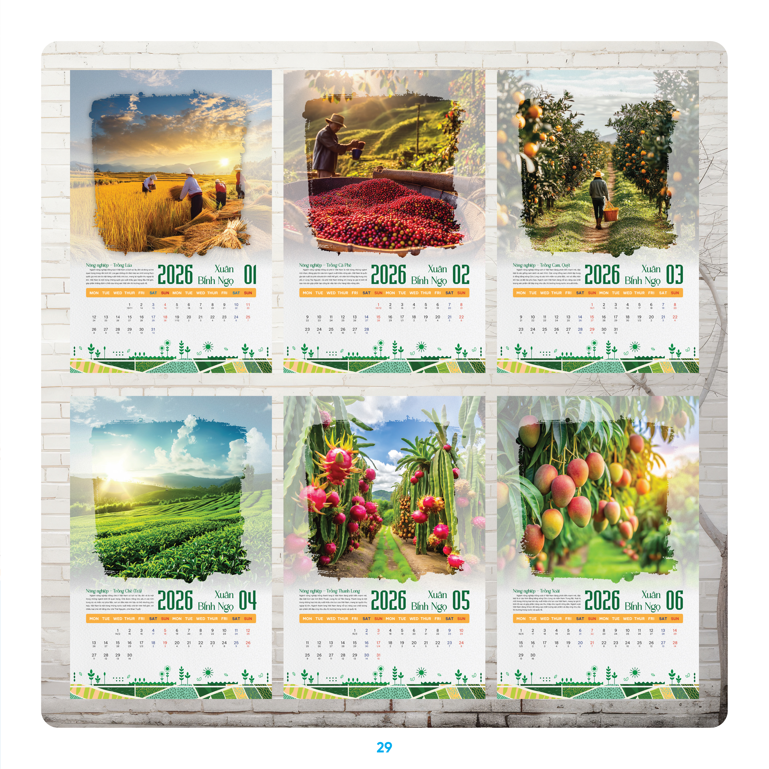 THIẾT KẾ VÀ IN ẤN LỊCH TREO TƯỜNG ADDESIGN