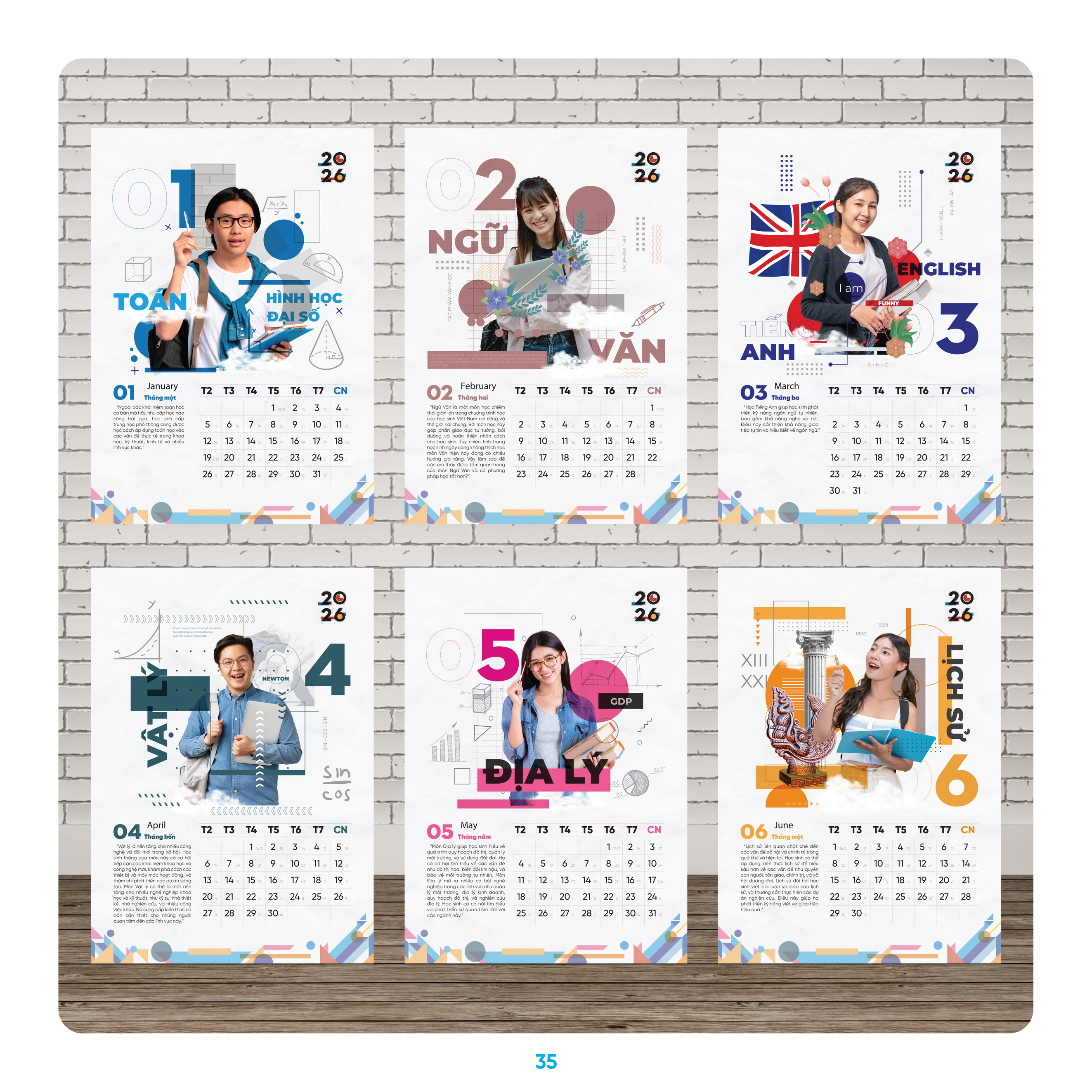 THIẾT KẾ VÀ IN ẤN LỊCH TREO TƯỜNG ADDESIGN