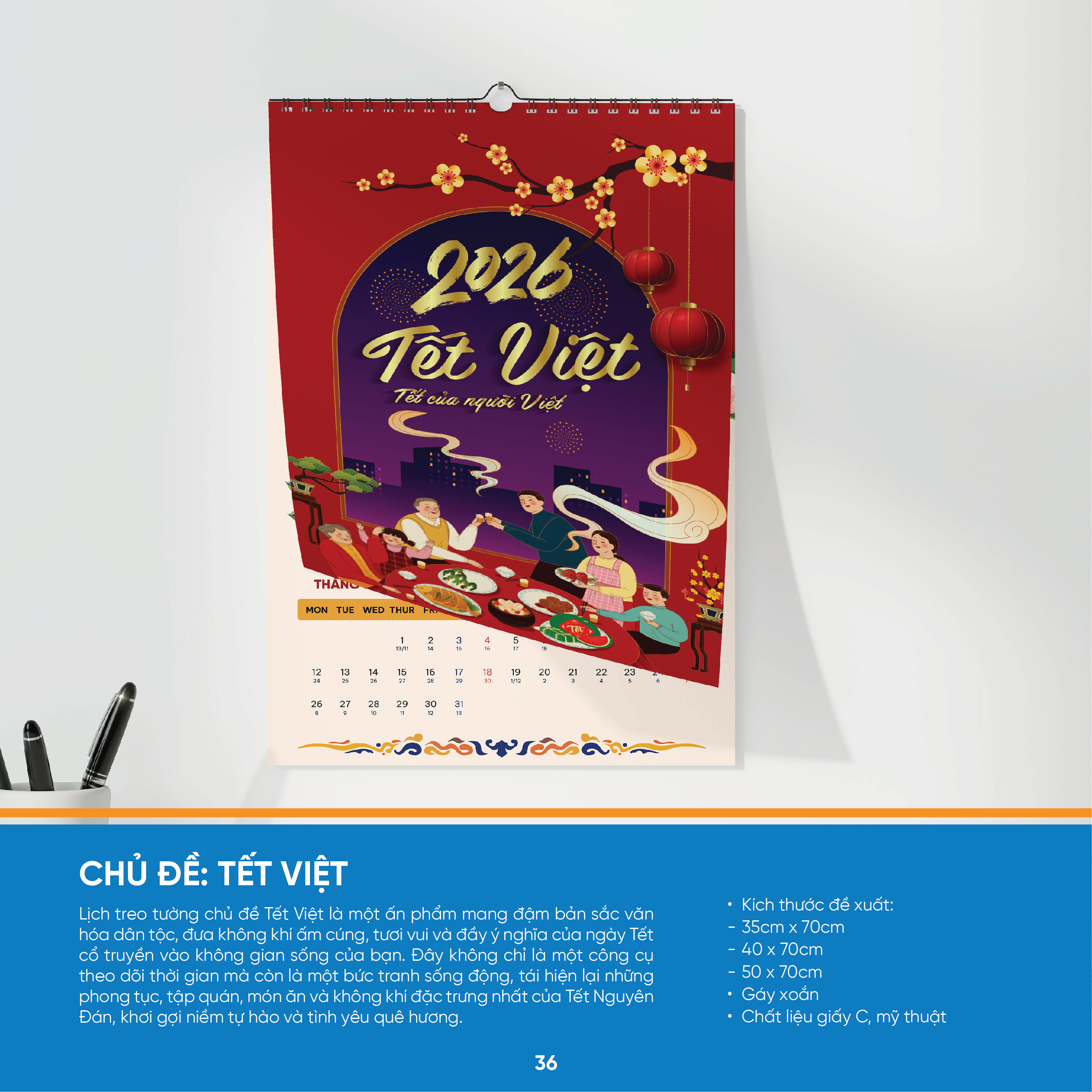 THIẾT KẾ VÀ IN ẤN LỊCH TREO TƯỜNG ADDESIGN