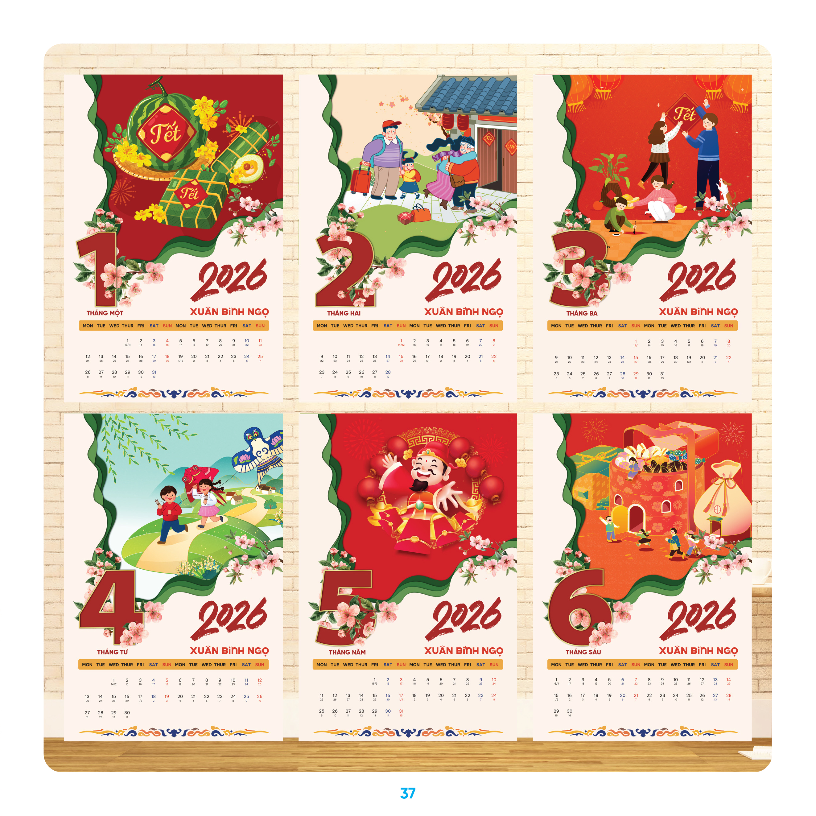 THIẾT KẾ VÀ IN ẤN LỊCH TREO TƯỜNG ADDESIGN