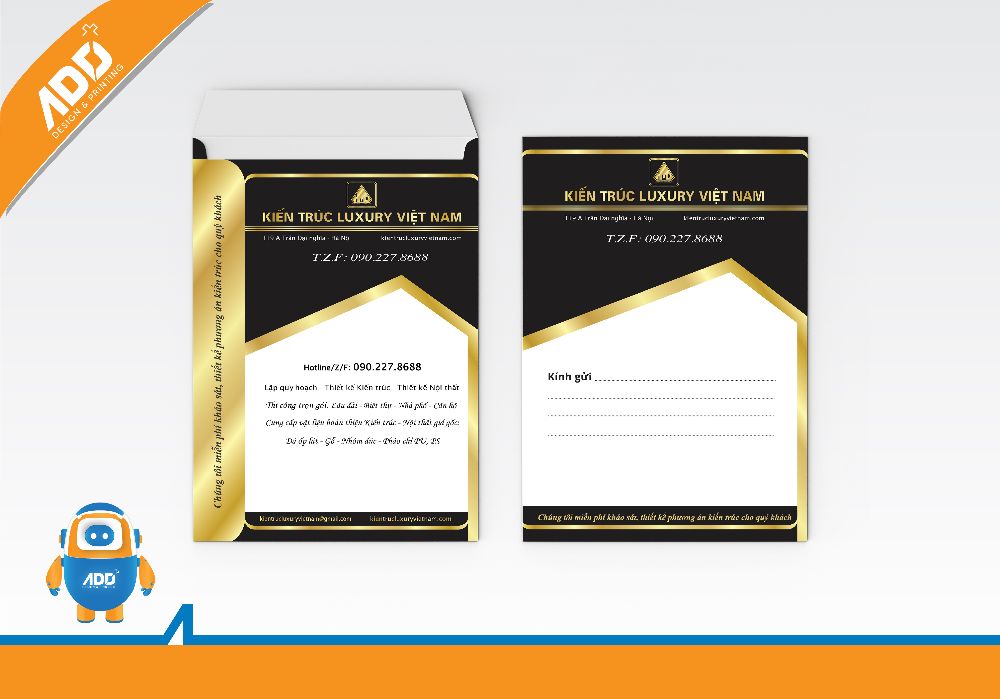 Thiết kế & In ấn Phong bì thư (Envelopes)