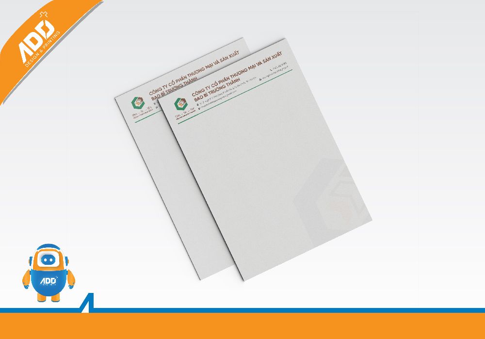 Thiết kế & In ấn Tiêu đề thư (Letterhead)