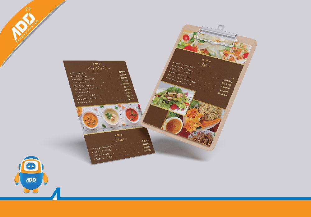 Thiết kế & In ấn Menu 