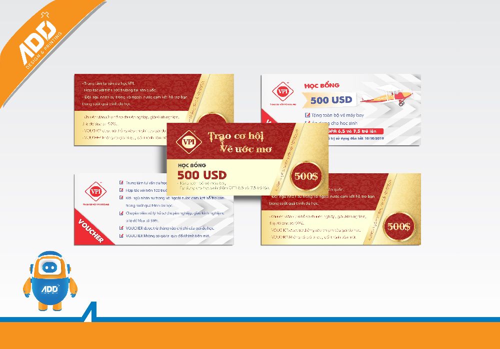Thiết kế & In ấn Phiếu giảm giá (Voucher)