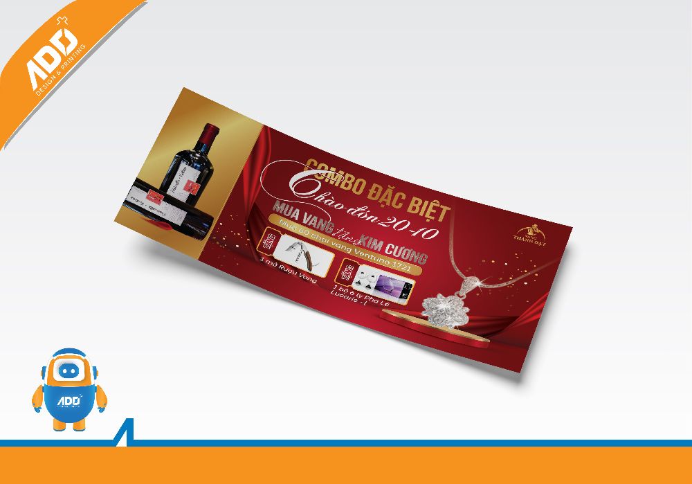 Thiết kế & In ấn Phiếu giảm giá (Voucher)