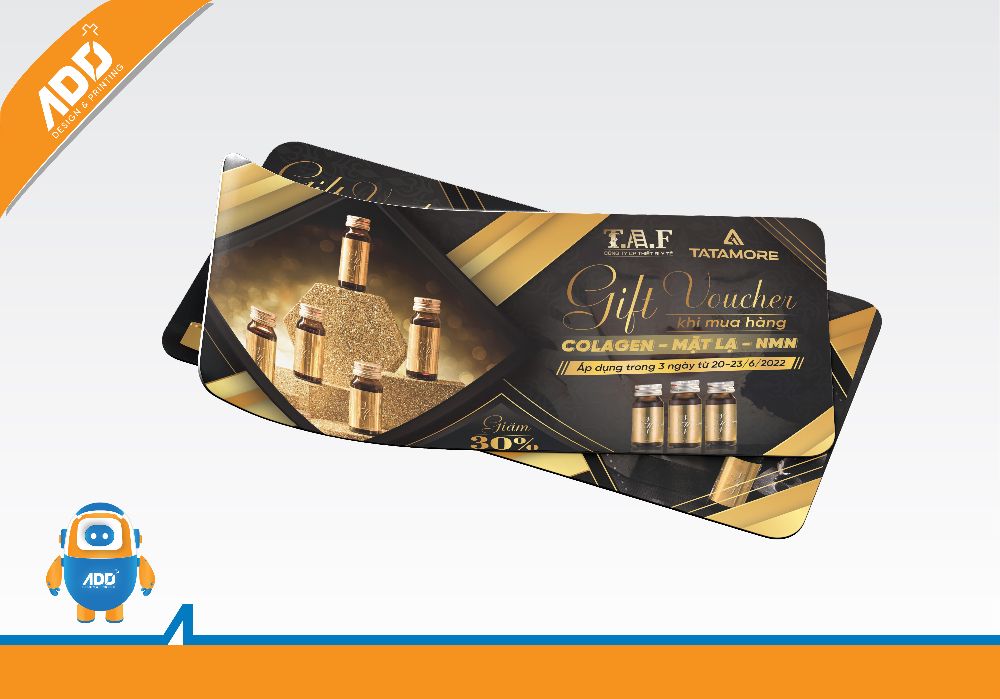 Thiết kế & In ấn Phiếu giảm giá (Voucher)