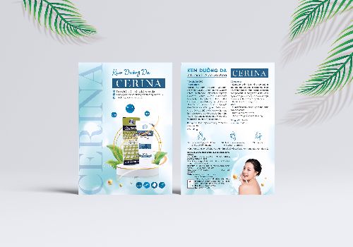 Thiết kế Tờ rơi & Túi Cerina Thái Trung