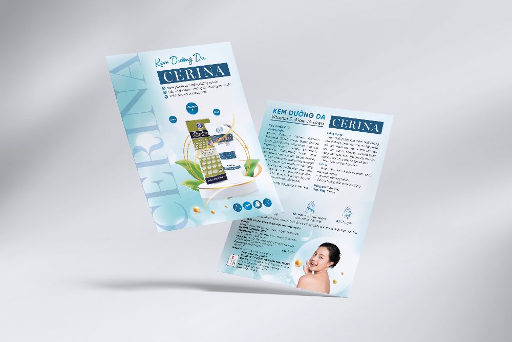 Thiết kế in ấn tờ rơi Cerina