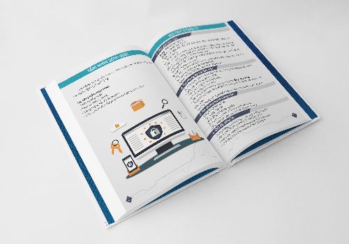 Thiết kế in ấn sổ tay Ginnovations
