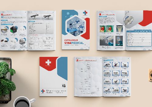 Thiết kế in ấn Catalogue Vinamedical