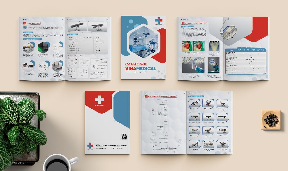 Thiết kế in ấn Catalogue Vinamedical