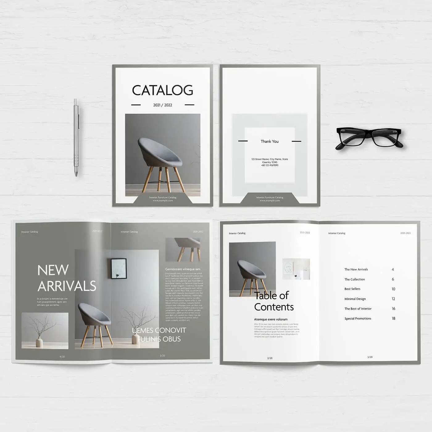 Mẫu Catalogue nội thất 