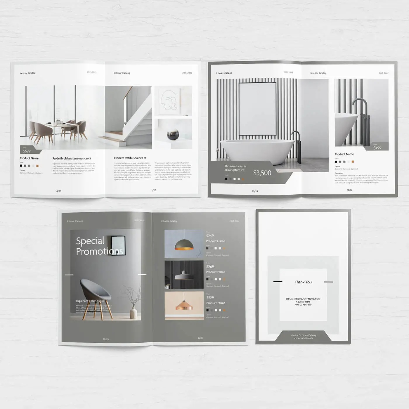 Mẫu Catalogue nội thất