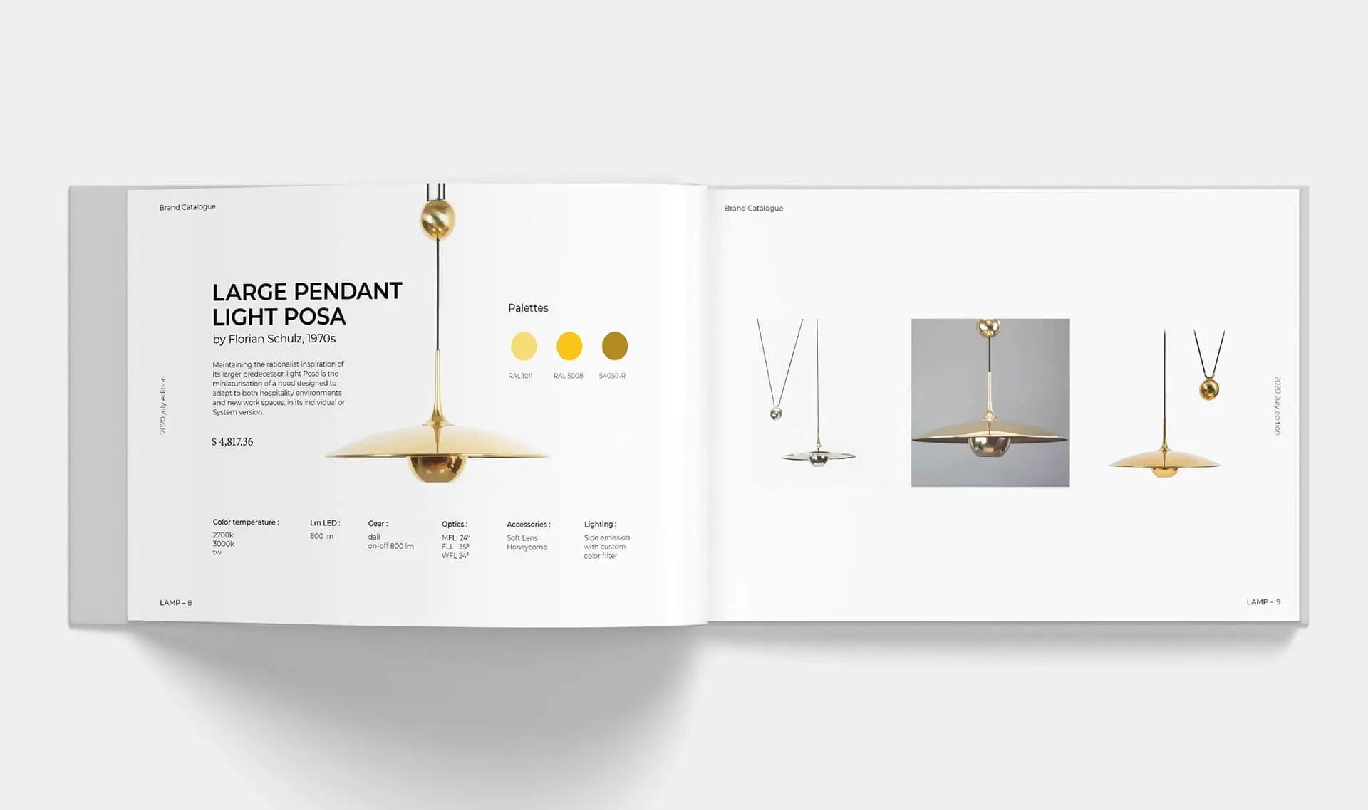 Mẫu Catalogue nội thất