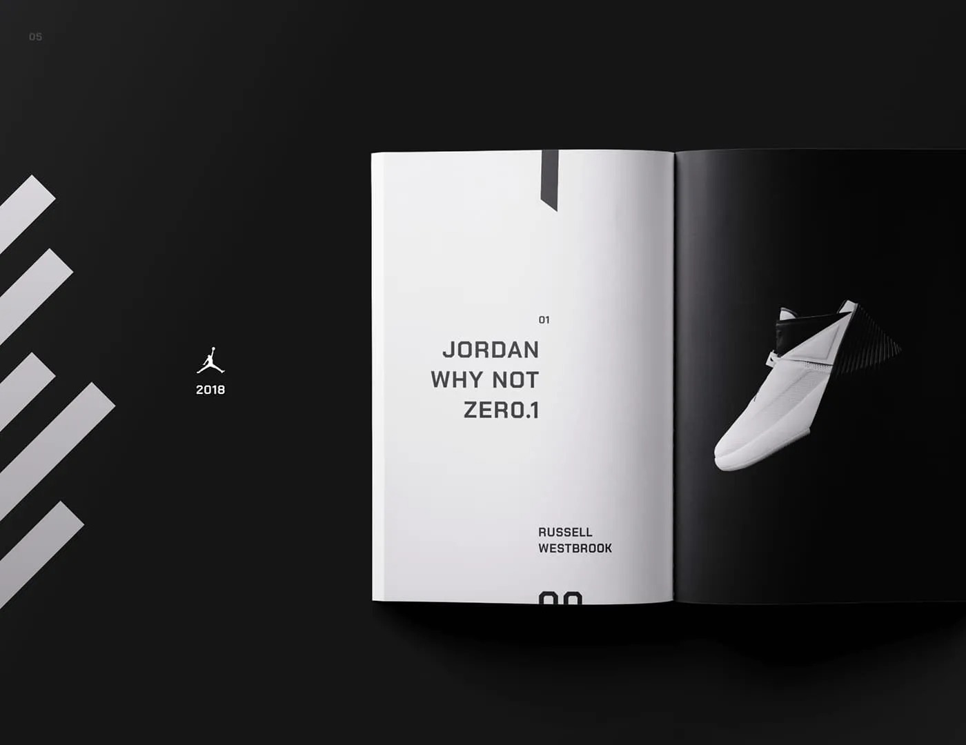 Mẫu Catalogue Jordan (Ảnh Behance)
