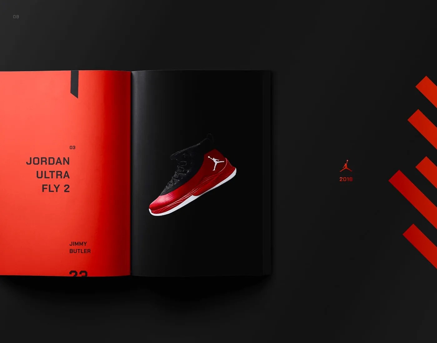 Mẫu Catalogue Jordan (Ảnh Behance)