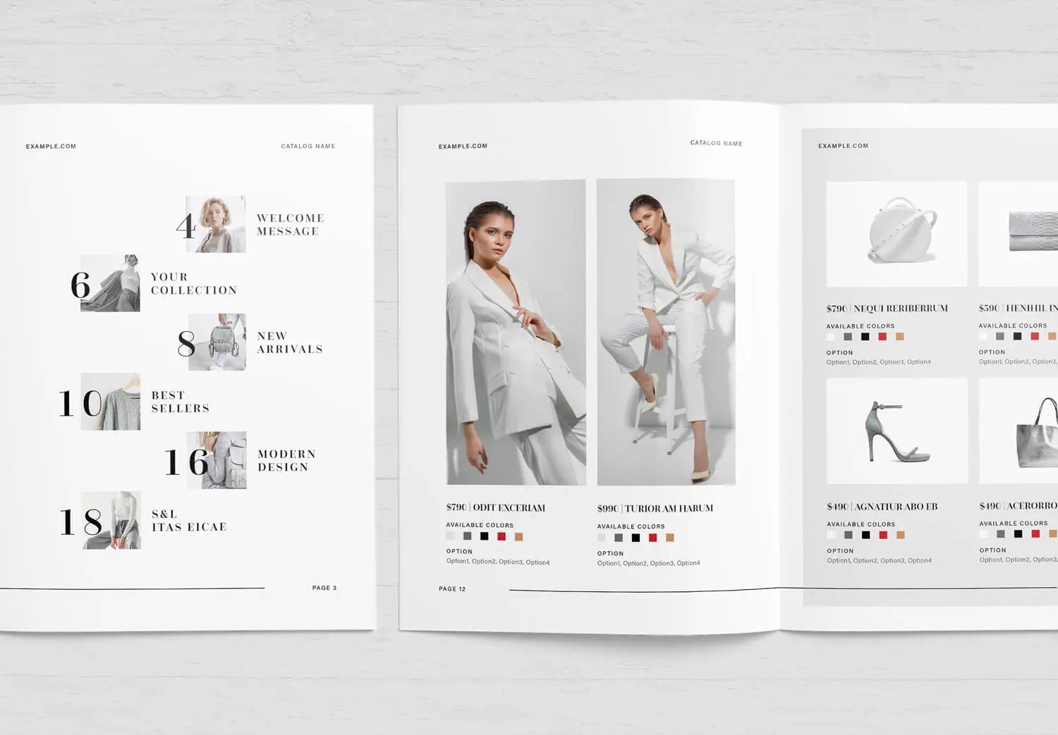 Mẫu Catalogue thời trang