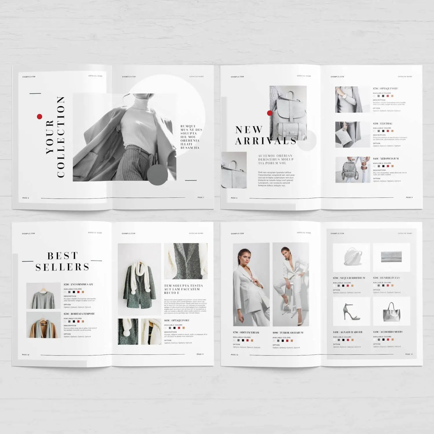 Mẫu Catalogue thời trang