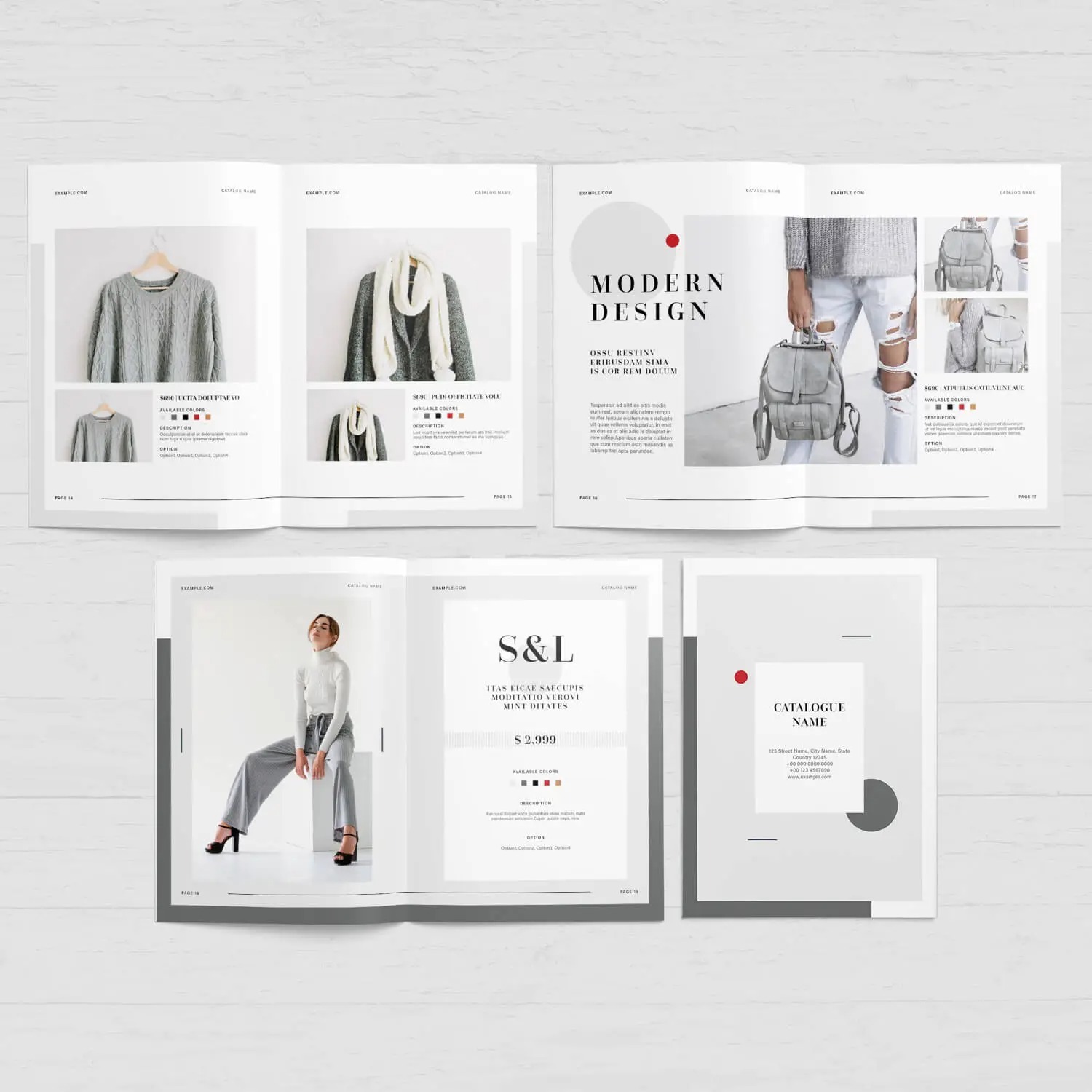 Mẫu Catalogue thời trang