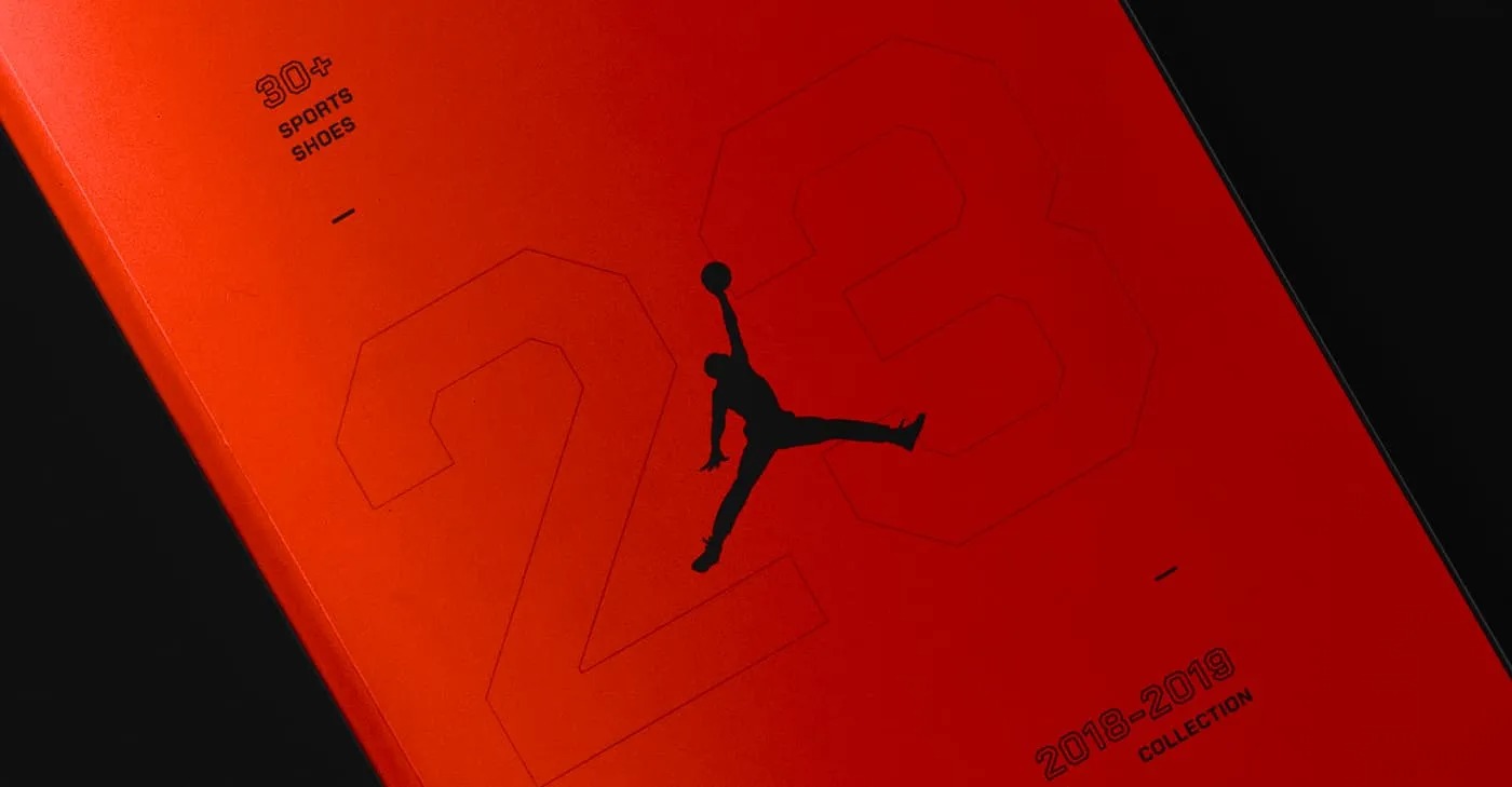 Mẫu Catalogue Jordan (Ảnh Behance)