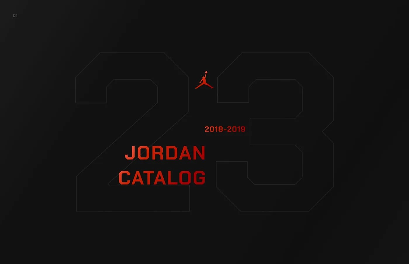 Mẫu Catalogue Jordan (Ảnh Behance)