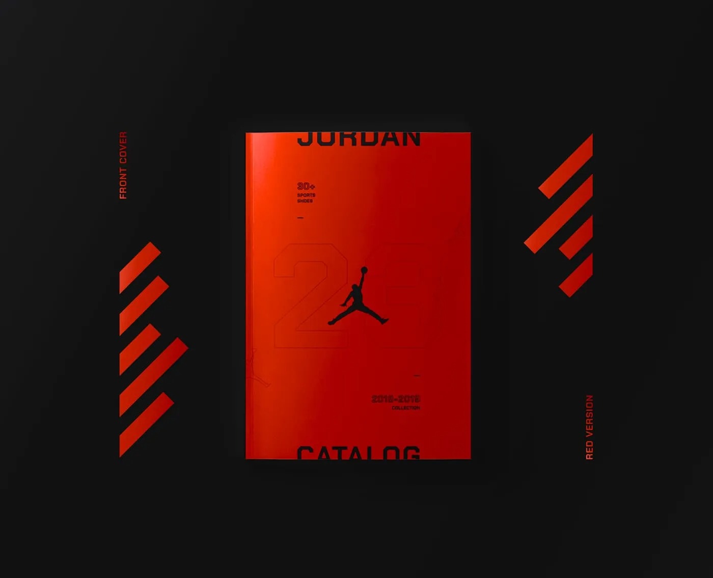 Mẫu Catalogue Jordan (Ảnh Behance)