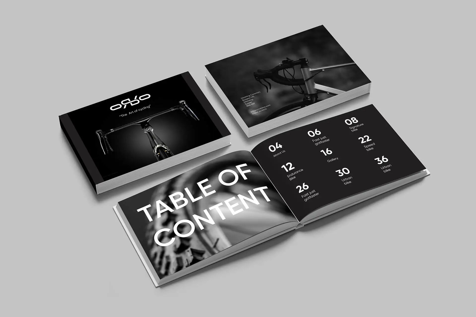 Mẫu Catalogue sản phẩm Xe đạp (Ảnh Behance)