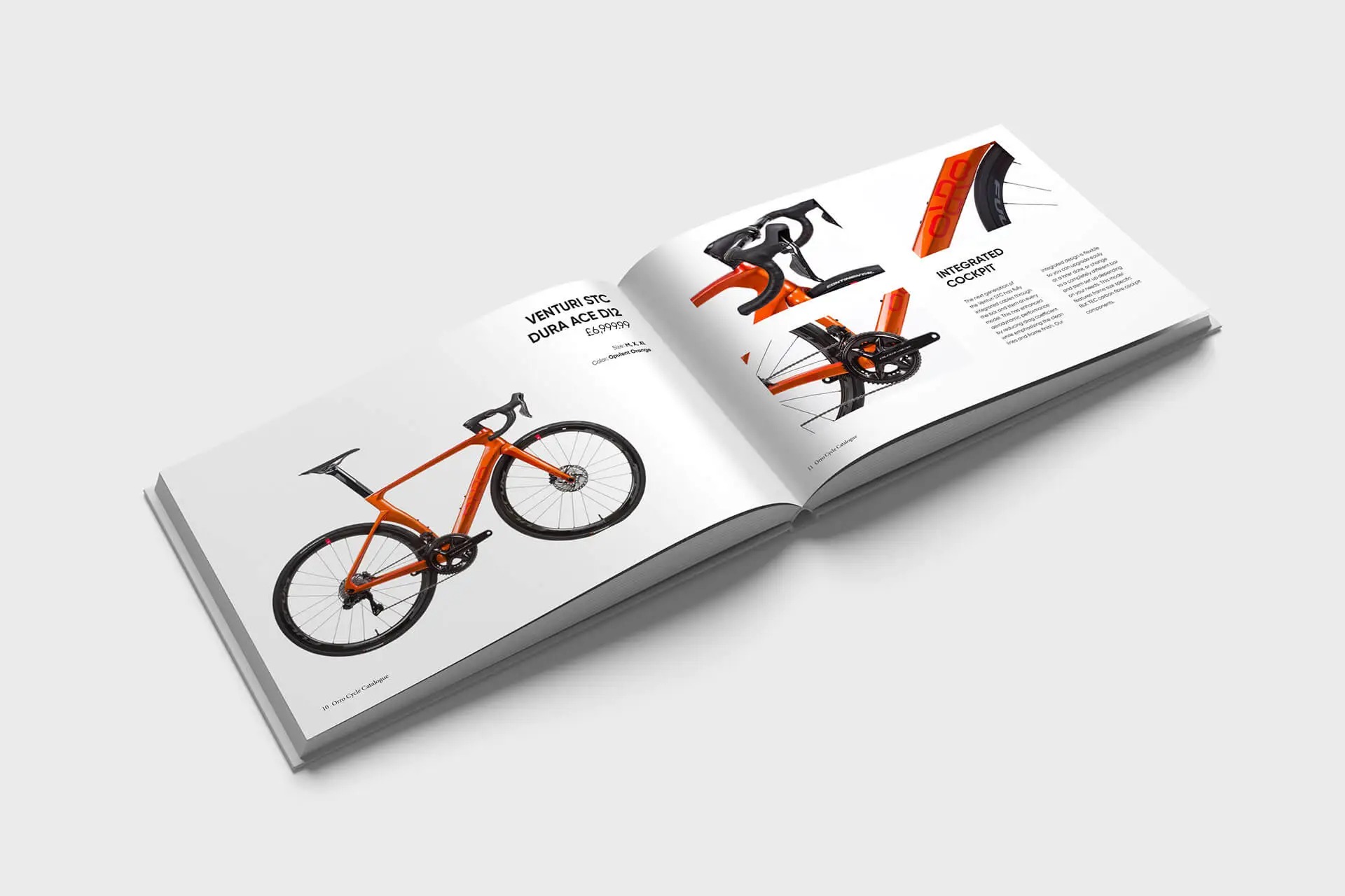 Mẫu Catalogue sản phẩm Xe đạp (Ảnh Behance)
