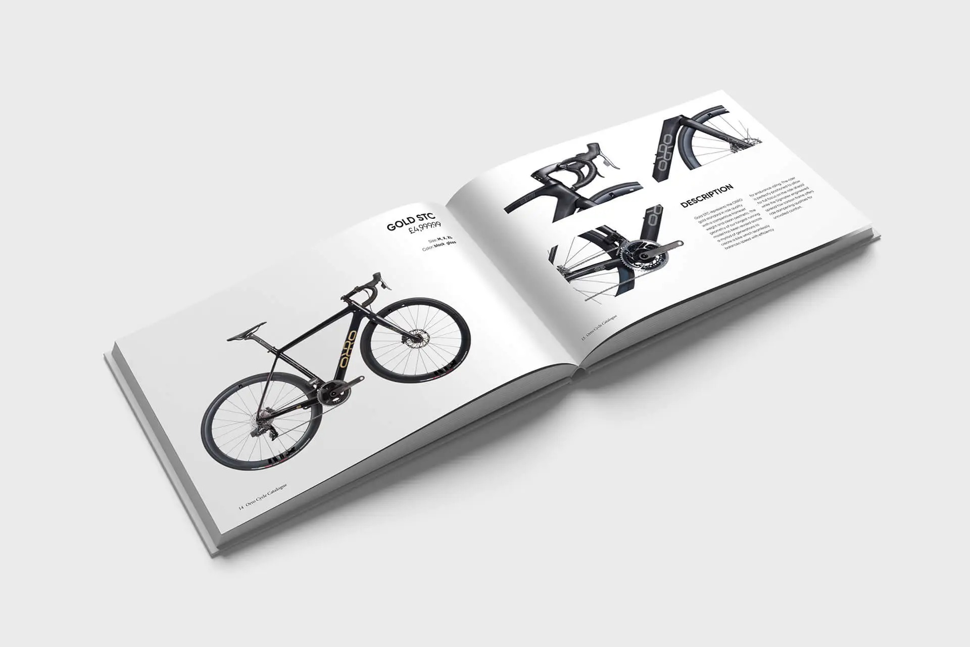 Mẫu Catalogue sản phẩm Xe đạp (Ảnh Behance)