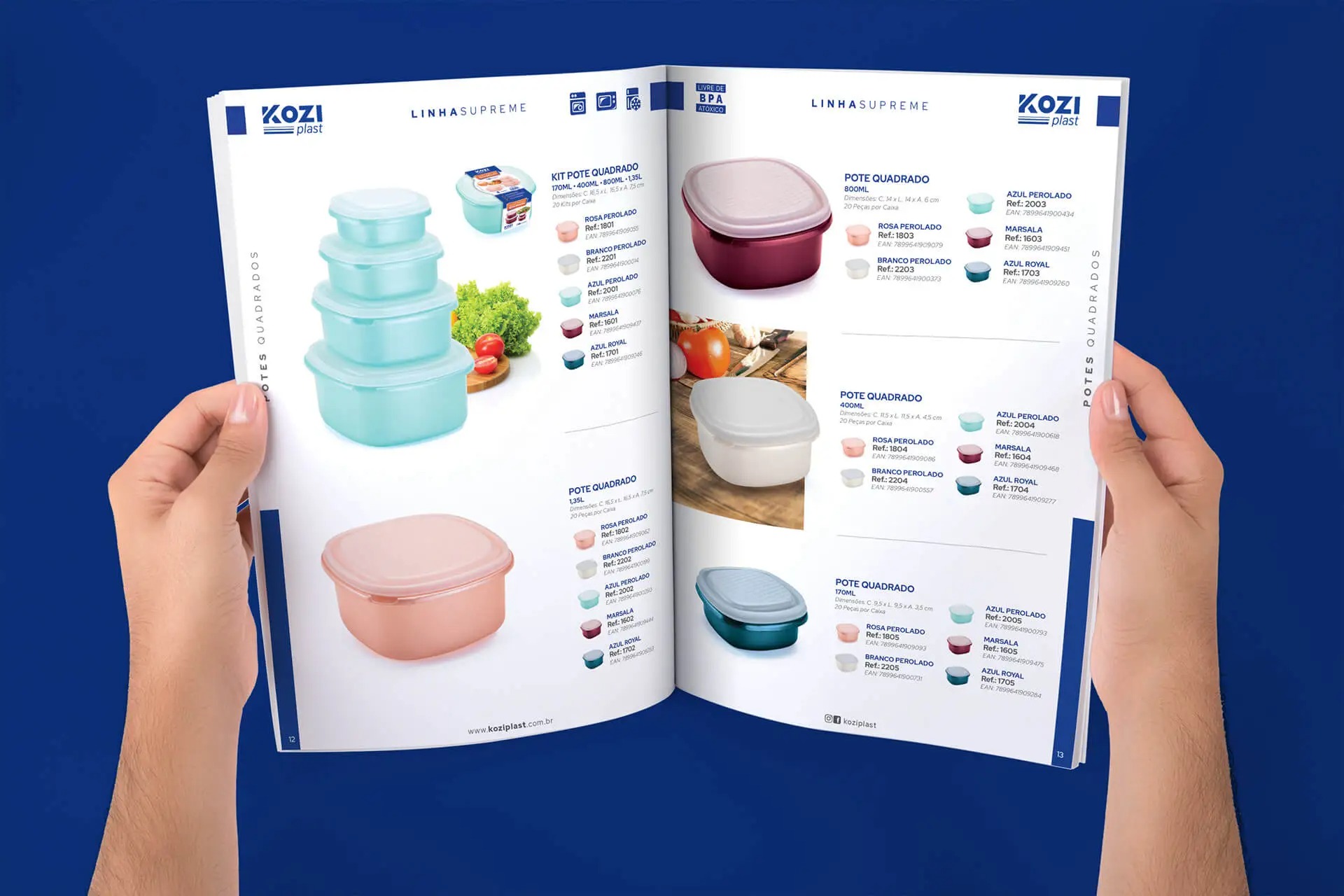 Mẫu Catalogue sản phẩm Kozi
