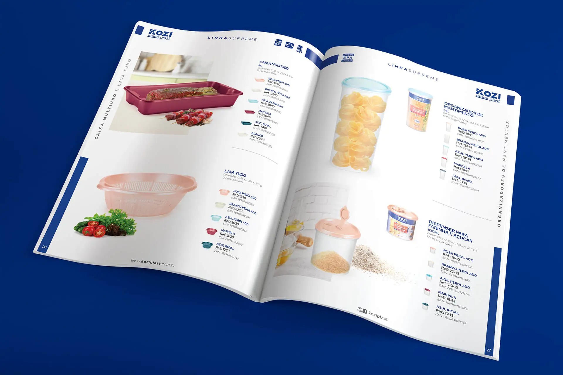 Mẫu Catalogue sản phẩm Kozi