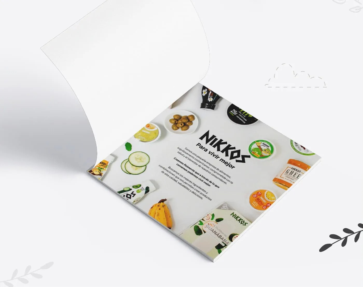 Mẫu Catalogue sản phẩm Nikkos (Ảnh Behance)