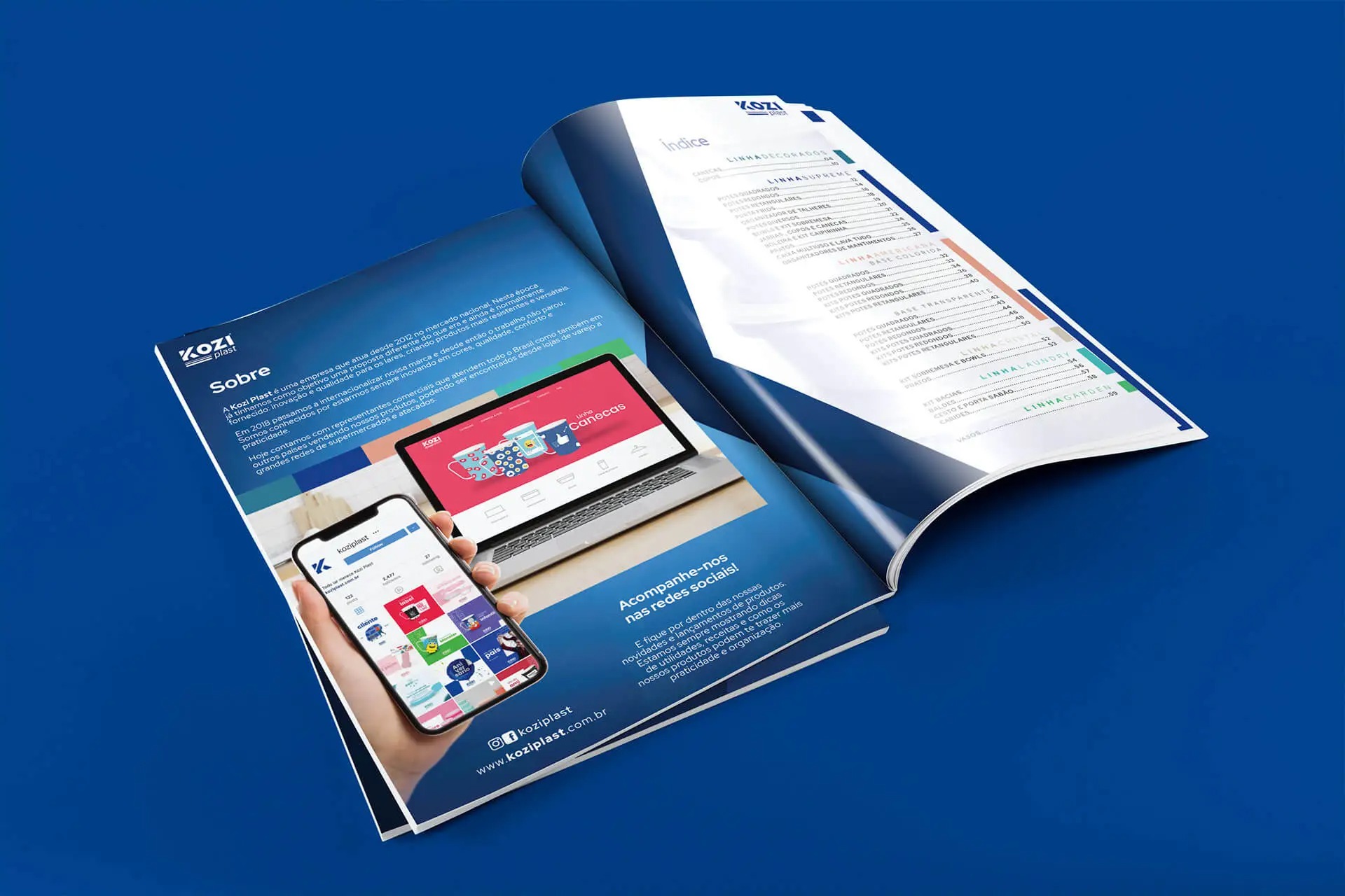 Mẫu Catalogue sản phẩm Kozi
