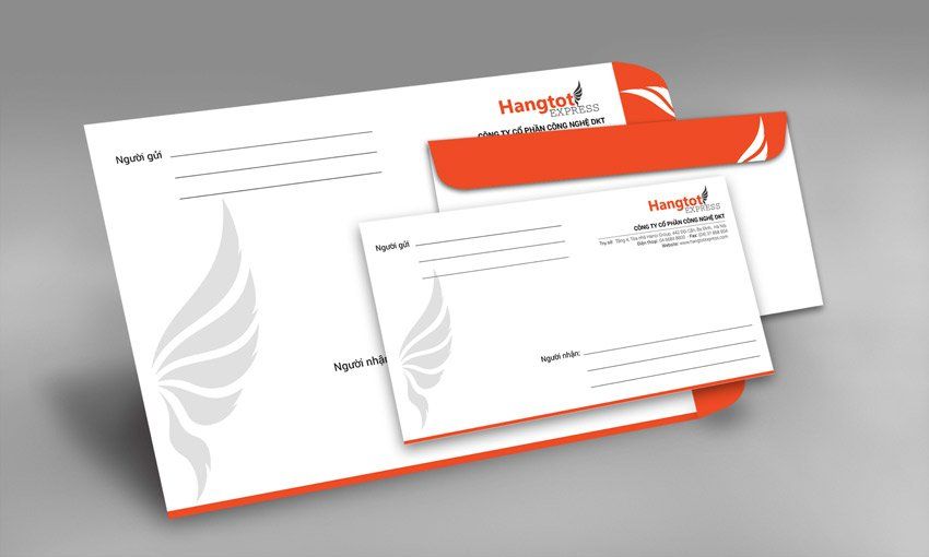 Thiết kế phong bì thư & ấn phẩm văn phòng – Chi tiết nhỏ, thương hiệu lớn
