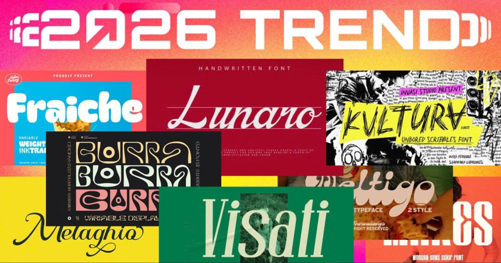 Điểm mặt 8 trào lưu chữ viết đột phá năm 2026 từ Envato: Cẩm nang không thể bỏ lỡ