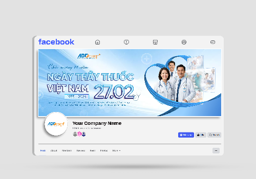 Facebook Cover Photo/ Banner Chào Mừng Ngày Thầy Thuốc VN 27/2