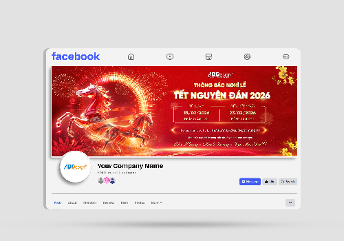 Facebook Cover Photo/ Banner Thông Báo Nghỉ Tết