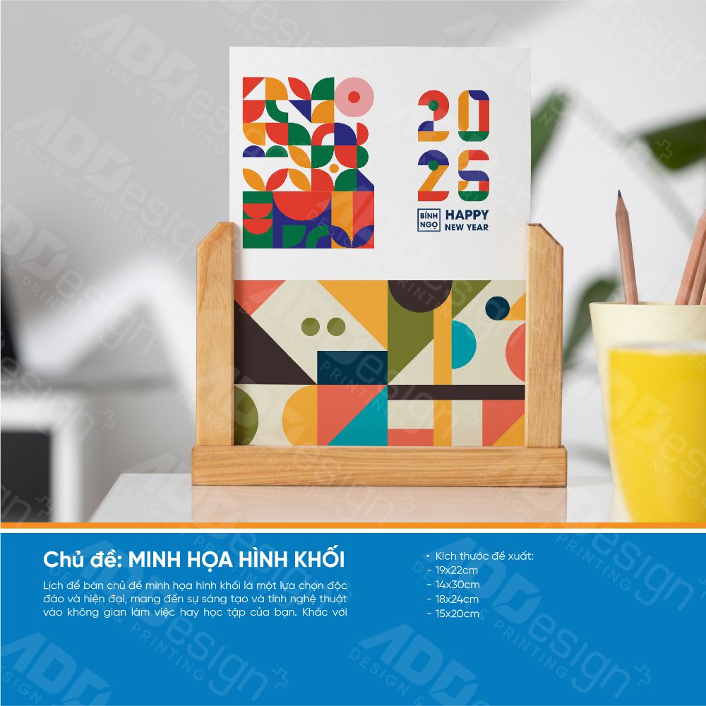 THIẾT KẾ & IN ẤN LỊCH ĐỂ BÀN