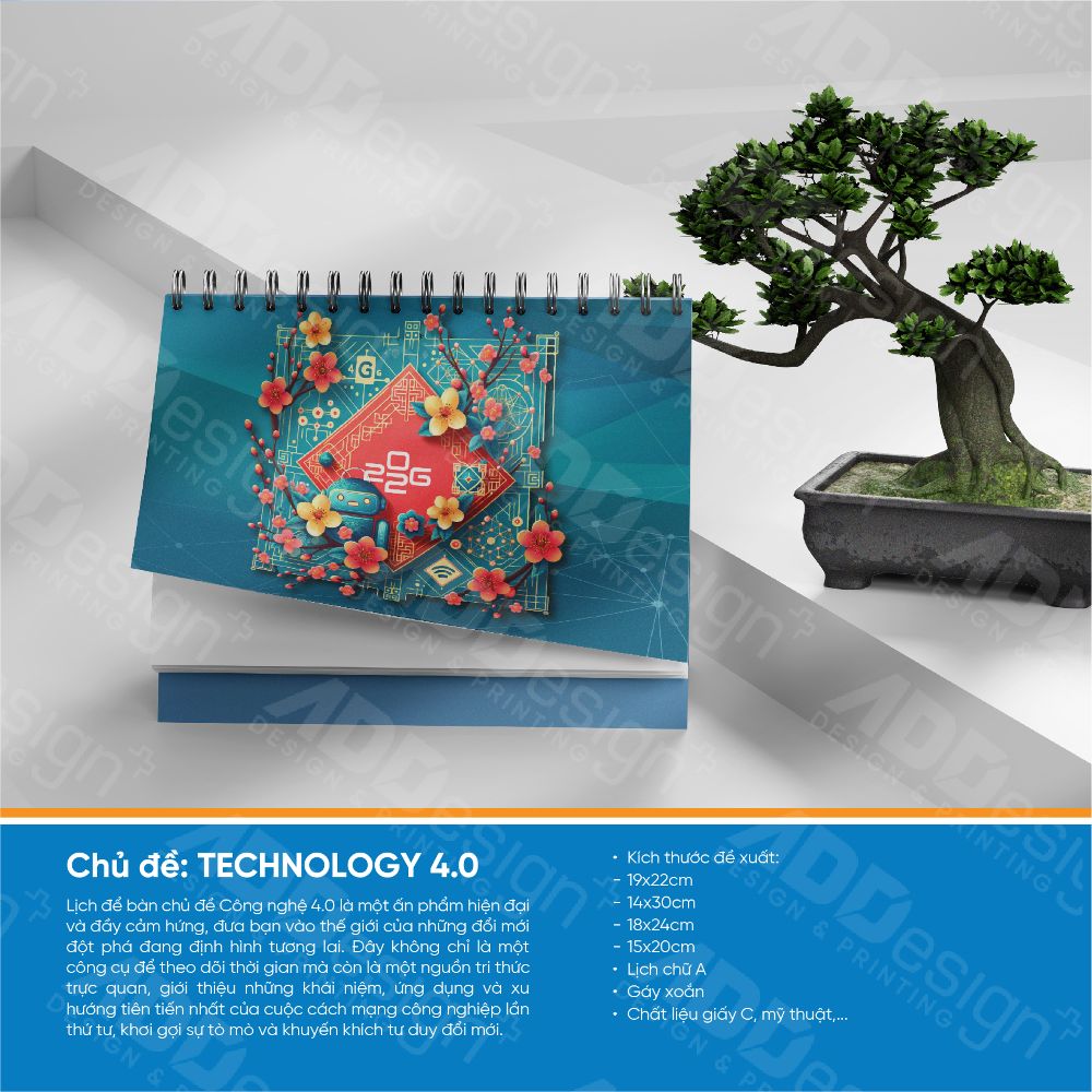 THIẾT KẾ & IN ẤN LỊCH ĐỂ BÀN