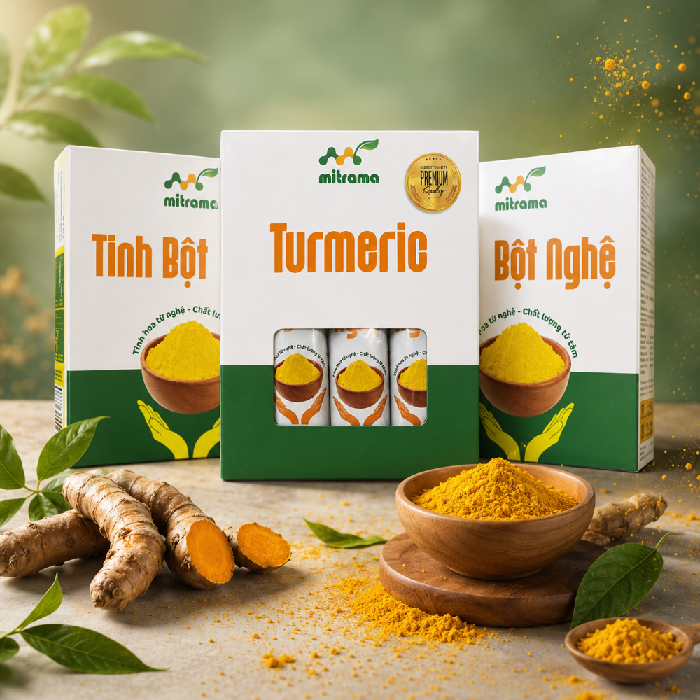 SẢN PHẨM TINH BỘT NGHỆ MITRAMA