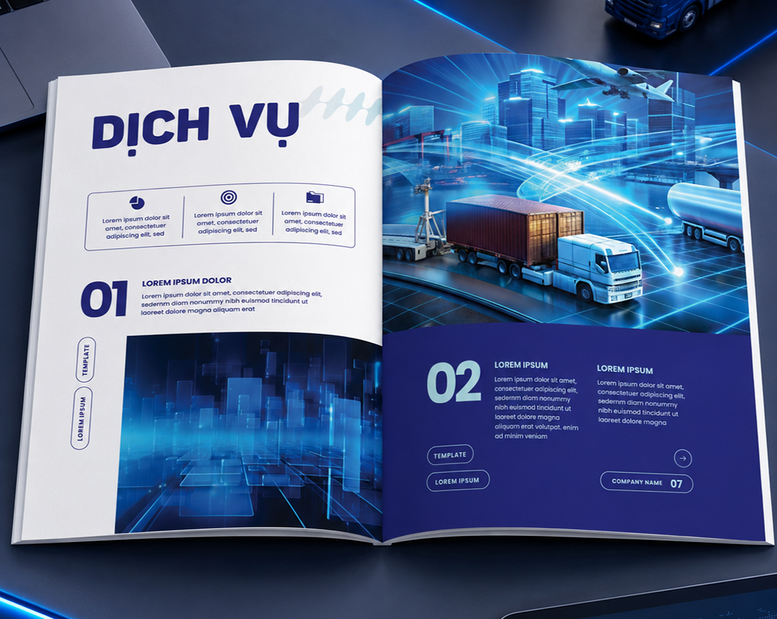 THIẾT KẾ VÀ IN ẤN PROFILE LOGISTICS
