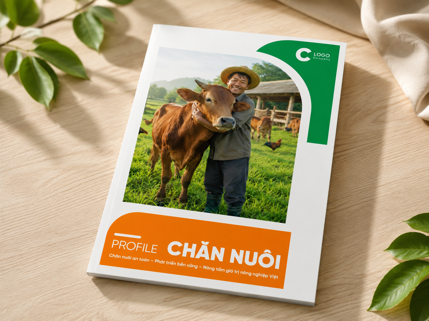 THIẾT KẾ VÀ IN ẤN PROFILE NÔNG NGHIỆP CHĂN NUÔI THEO LAYOUT CÓ SẴN